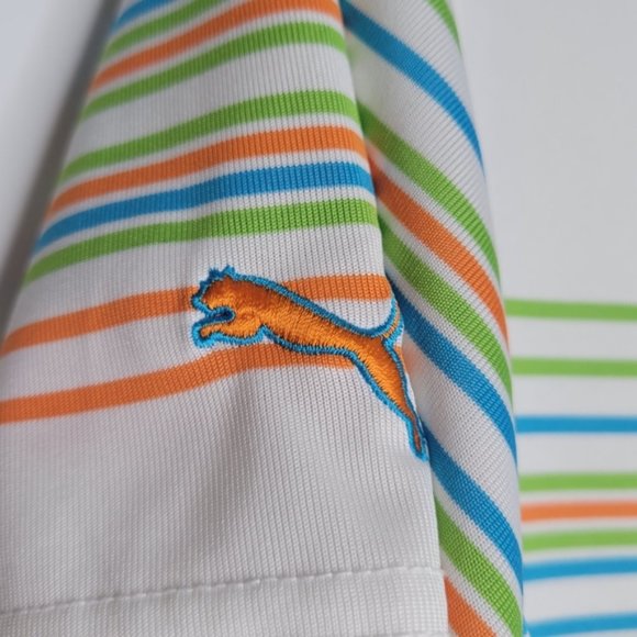 PUMA Vintage Men's Collared Golf Shirt - Picture 8 of 11